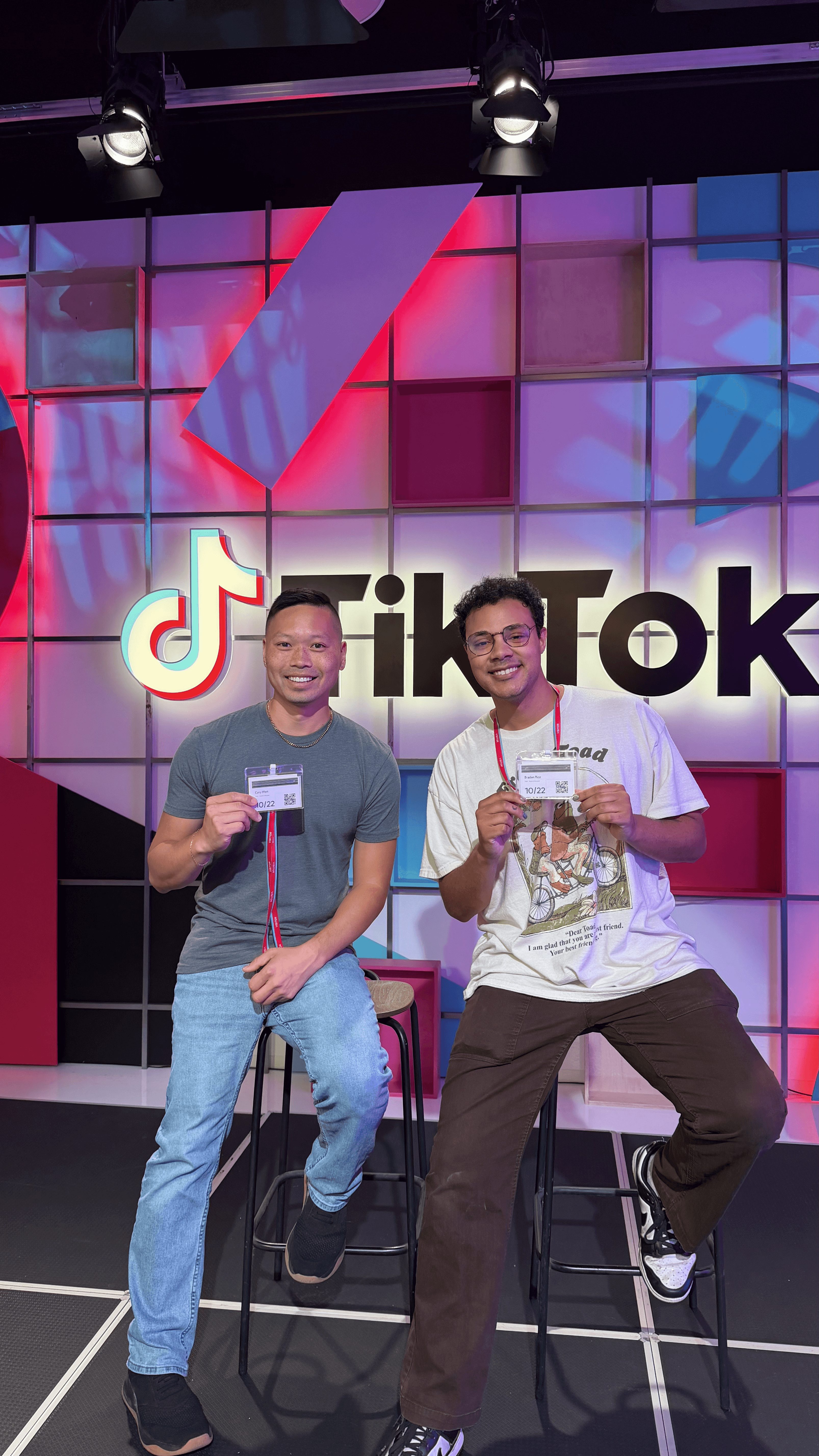TikTok Shop creator content session