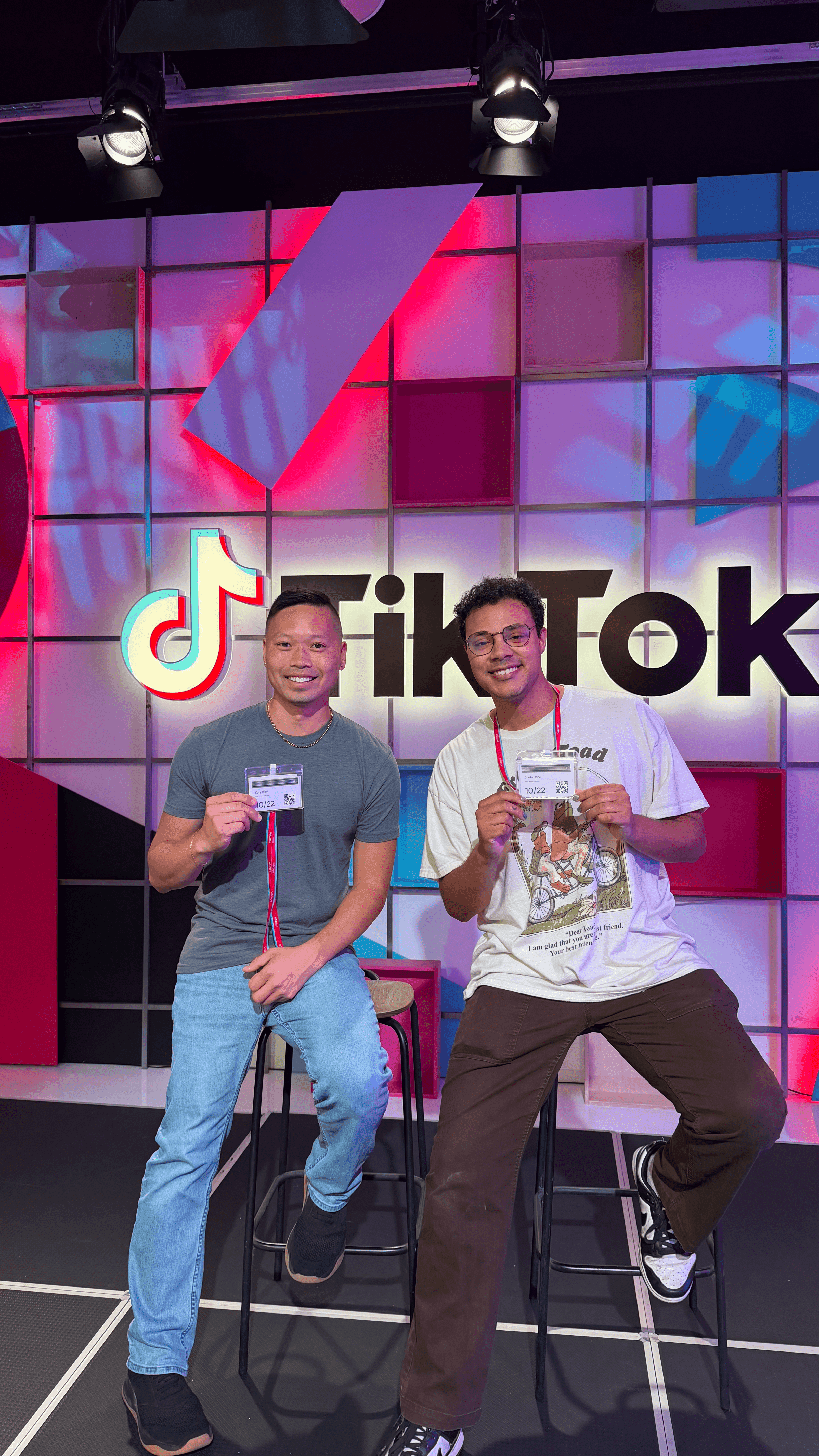 TikTok Shop creator content session